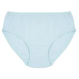 Charm n Cherish Cotton Pack Of 5 Solid & Unicorn Printed Panties - Blue Pink & Yellow image 5