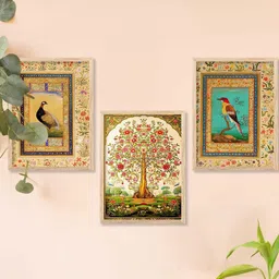 walllane Traditional Wall Art With Frame Home Decor Wall Painting For Living Room Office Bedroom image 5