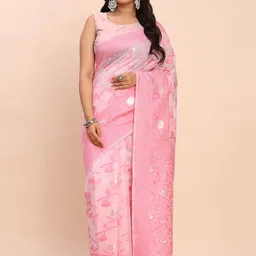 ALAGINI Ethnic Motifs Woven Design Zari Banarasi Saree-image-17