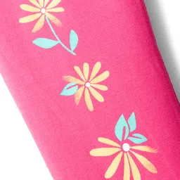 Tango Looper Knit Full Length Lounge Pant With Text Print - Pink image 4