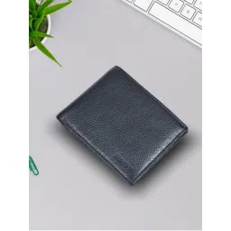 Sassora Blue Premium Leather Bifold Rfid Open Closure Men Wallet-picture-26
