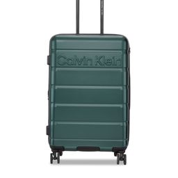Calvin Klein Ridge-Line Unisex Textured Hard Sided Medium Trolly Bag-picture-31