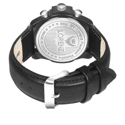 LORENZ Men Brass Dial & Leather Straps Analogue Watch MK-4014R image 4