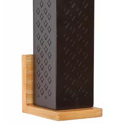 SOMIL Black Glass Cylinder Printed Wall Lamps image 2