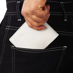 JONFY Men PU Two Fold Wallet image 3