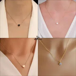 Boghra Sales Women Set Of 4 Gold-Plated Brass Pearls Chain-picture-34