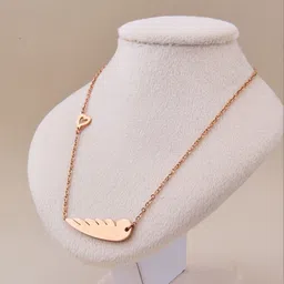 GC PREMIUM JEWELLERY Rose Gold-Plated Quirky Pendants with Chains image 3
