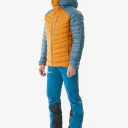 Simond By Decathlon Mens mountaineering down jacket Ochre image 4