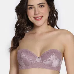 Zivame Bandeau Bra Medium Coverage Underwired Lightly Padded-picture-19