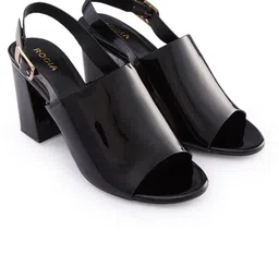 Rocia Block Sandals with Buckles image 5