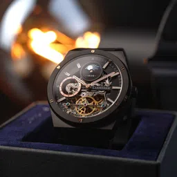 EARNSHAW Men Brass Dial & Straps Analogue Automatic Motion Powered Watch ES-8291-03 image 4