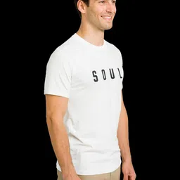 EcoLove Men Typography Printed Dry Tech T-shirt image 3