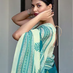 KALINI Ethnic Motifs Printed Saree image 3