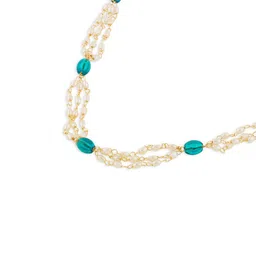 AMI Gold-Plated Artificial Beaded Necklace image 2