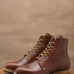 Craft & Glory Men Block-Heeled Boots-picture-41