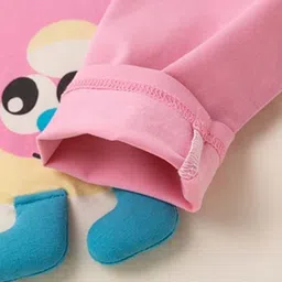 LULU & SKY Girls Typography Printed Applique T-shirt image 3