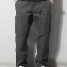 KPOP Men Original Cargos Trousers image 1
