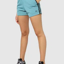 Performax Women Striped Regular Fit Mid-Rise Running Sports Shorts-image-29