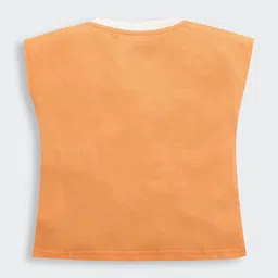 Tiny Girl Typography Printed Fitted Cotton Crop Top image 2