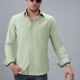 Kenneth Cole Slim Fit Long Sleeves Cotton Shirt-picture-26