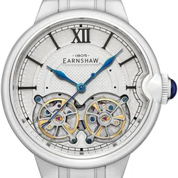 EARNSHAW Men Brass Dial Analogue Automatic Motion Powered Watch ES-8266-11 image 4