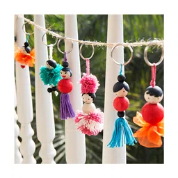 Chalk and Chuckles Keychain Dolls Making Kit - Multicolor image 2