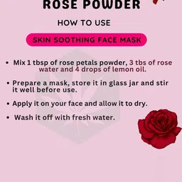 HerbsLand Set Of 2 Beetroot & Rose Petal Powder Face Pack - 100 g Each image 2