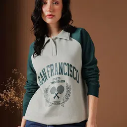STREET 9 Women Printed Sweatshirt-image-43