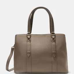 Forever Glam by Pantaloons Women Solid Structured Buckle Detail Shoulder Bag-picture-34