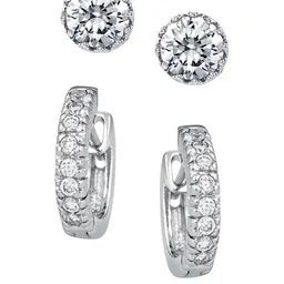 DressBerry Women Metal Cubic Zirconia Contemporary Earrings-picture-23