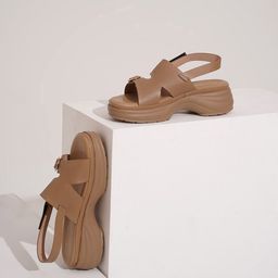 Froh Feet Women Open Toe Backstrap Platform Heels Sandals-picture-3