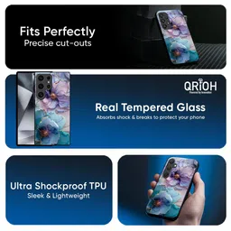 QRIOH Floral Printed Samsung Galaxy S24 Plus Silicone Back Case image 5