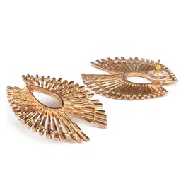 StyleCast Rose Gold-Plated Contemporary Studs image 4