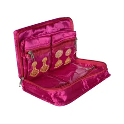 Aura Maroon Set of 3 Regular Jewellery Organiser Organisers image 5
