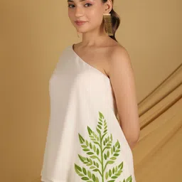 GRASS & SUNSHINE Printed Top With Trousers Co-Ords image 3