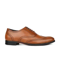 ATESBER by Inc.5 Men Leather Round Toe Formal Brogues image 4