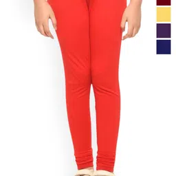 Tik Tok WEARS Girls Pack Of 5 Churidar Length Leggings-picture-22
