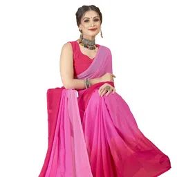 Moda Rapido Women Ombre Saree With Blouse Piece image 5