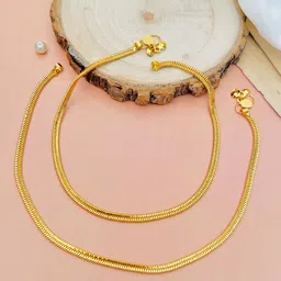 ABDESIGNS Set Of 2 Gold-Plated Anklet image 2