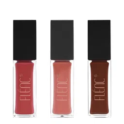 FLENC 3Pc Ritzy Glossy Liquid Lipstick- 10ml Each-Washington- Miami- Helsinki-picture-15