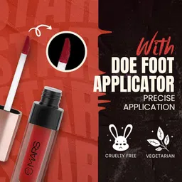 MARS Popstar Non Transfer Long Lasting Matte Liquid Lipstick 6ml - Glory 19 image 2