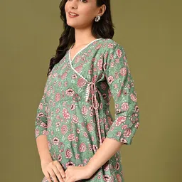 DECKEDUP Printed Indigo Tunic image 5