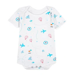 Yellow Doodle Infants Pack of 6 Printed Cotton Bodysuit image 5