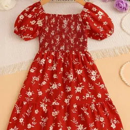 TOONKY Floral Fit & Flare Midi Dress-picture-37