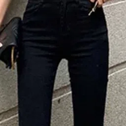 StyleCast Women Solid Black High-Rise Bootcut Jeans image 2