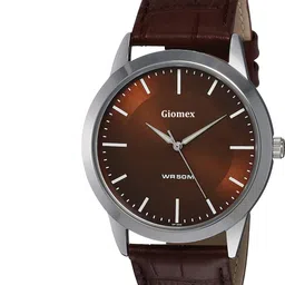 PERUCCI Men Brass Embellished Dial & Leather Bracelet Style Straps Analogue Watch WATGSPBWJWZMJ72P-picture-11