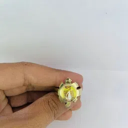 R G MART Unisex Ashtadhatu Shank Tortoise Brass Gold Plated Ring image 3