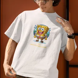 TheBTclub Men Activchill Graphic Printed Round Neck Cotton Oversized T-shirt-picture-20