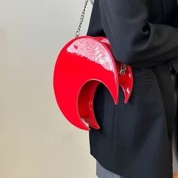 KPOP PU Half Moon Sling Bag-picture-31