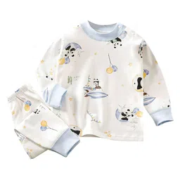 StyleCast x Revolte Boys Printed Pure Cotton T-shirt with Trousers-picture-35